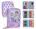 Inacio Disney Frozen - Estuche con 3 compartimentos, diseño de Anna Elsa