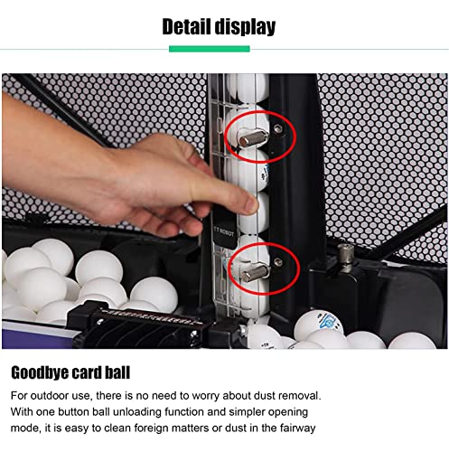 Macchina automatica di addestramento di ping-pong con le palle di rotazione per la pratica e lo sviluppo di abilità