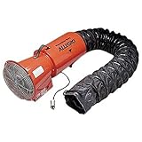 Allegro Industries 9514 05E Ac Axial Ex Blower with 15' Statically Conductive Ducting, 8
