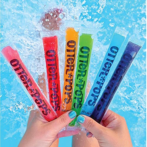 Image of Otter Pops Freezer Ice Bars, Fat Free Ice Pops, Original Flavors (80-1 oz pops) (Pack of 2)