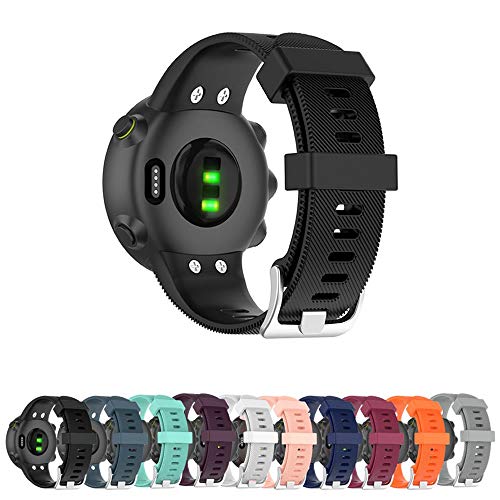 Pulseira Silicone compativel com Relogio Forerunner 45 - Forerunner 45S - Swim 2 - Marca LTIMPORTS (