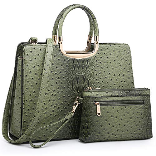 Women's Fashion Handbag Shoulder Bag Hinged Top Handle Tote Satchel Purse Work Bag