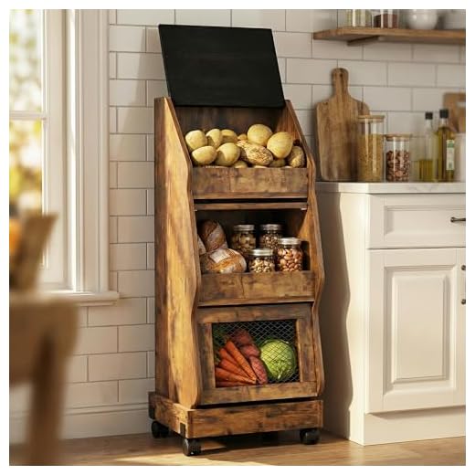 Rustic Potato Storage Organizer