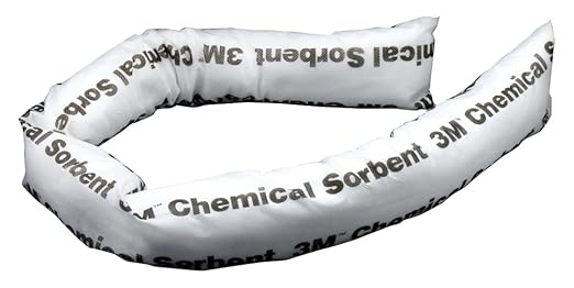 3M Chemical Sorbent Mini-Boom P-200, Environmental Safety Product, 12 gallons, 12 ea/cs (Pack of 12)