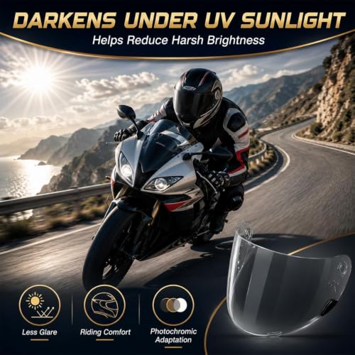 PSLER Photochromic Visor for Bell Qualifier