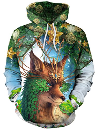 Thenice Women's Long Sleeve Hoodies Sweatshirts (M, Fox)