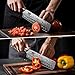 SHAN ZU Cuchillo Nakiri Japonés en Acero en Polvo Imagen de SHAN ZU Cuchillo Nakiri Japonés en Acero en Polvo