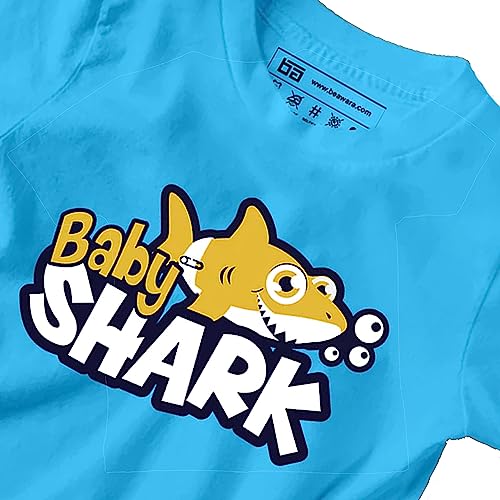 Image of Be Awara Round Neck Half Sleeves 100% Cotton Printed T-Shirt Kids, Comfortable Tshirts for Kids with Cool Prints, Everyday Casual Wear for Boys & Girls, Unisex