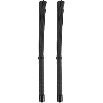 Drum Brush Nylon Stick Insert Percussion 2pcs Cajon Brush for Jazz Stick Drum