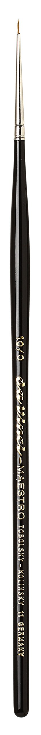 da Vinci Watercolor Series 11 Maestro Paint Brush, Fuller English Round Kolinsky Red Sable, Size 10/0