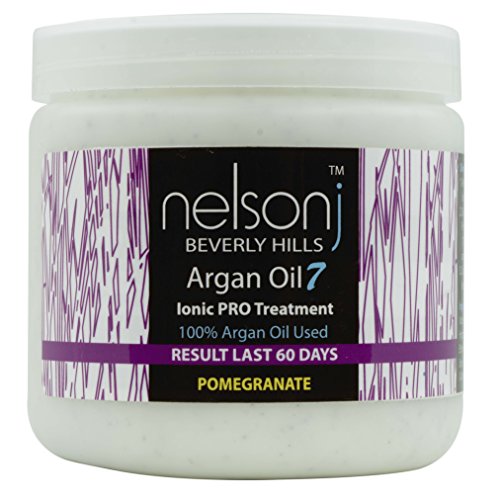 Nelson J Beverly Hills Argan Oil 7 Ionic PRO Treatment (Pomegranate Scent) 16 oz (formerly known as ISH Rescue Ionic Pro Treatment)
