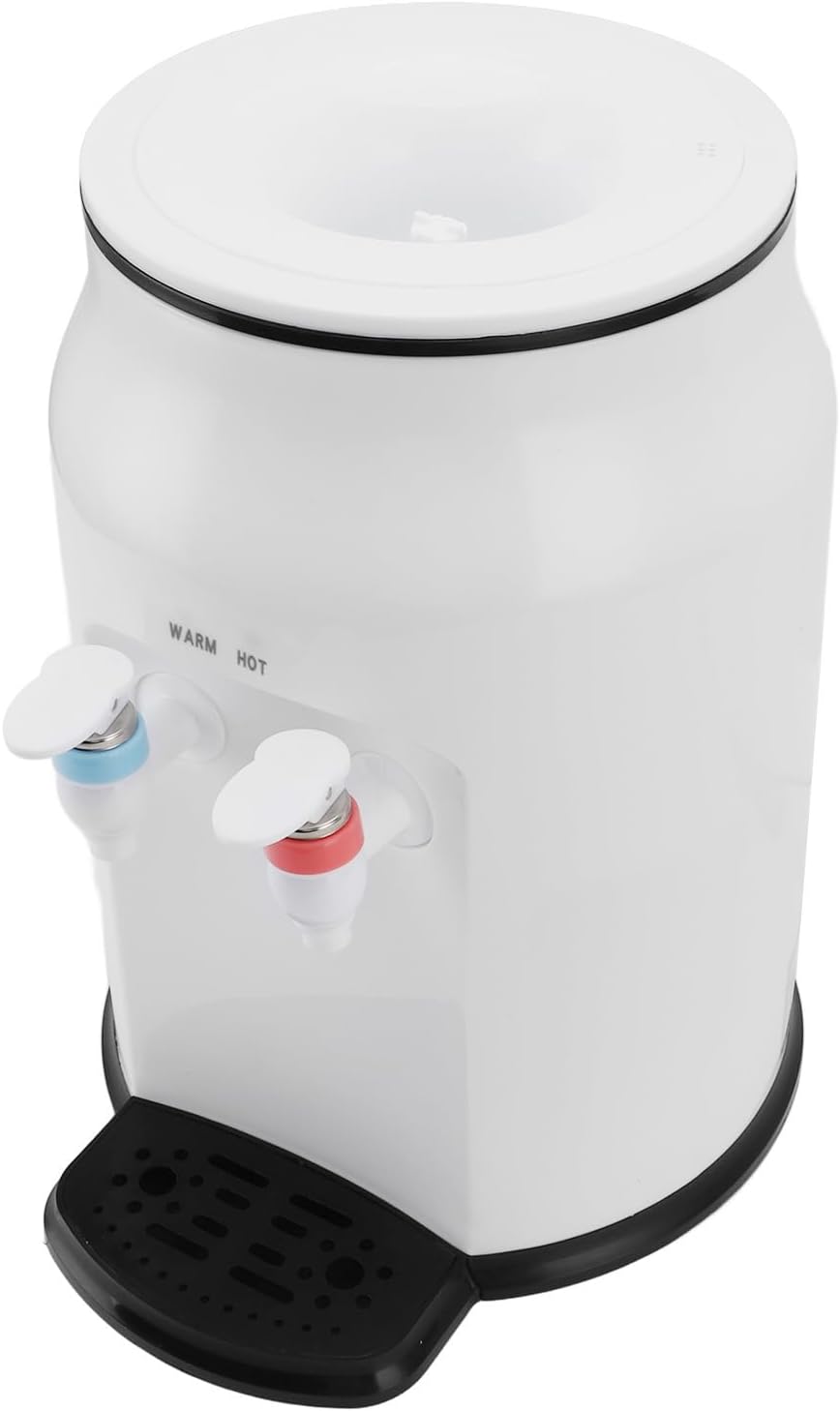 Yinhing Countertop Water Dispenser 420W Top Loading Electric Hot Water Dispenser with Constant Temperature for Home Office ABS Plastic Stainless Steel Lining 24x34cm 1545g (US Plug 110V)