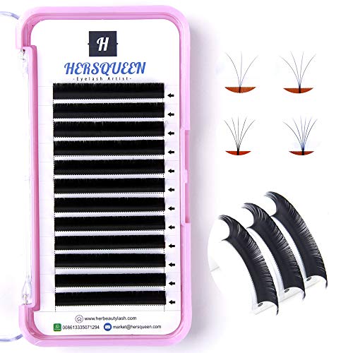 Volume Lash Extensions .10 C Curl D Curl Individual Eyelashes Faux Mink Lashes Professional Salon Tray Silk Lash Russian Eyelash Extension Semi Permanent Lashes Natural Classic .10 .15 .07 J B