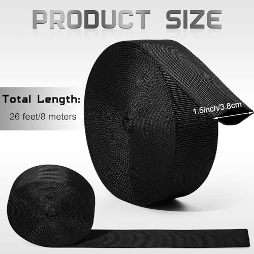 Image of Hanaive 26 ft Nylon Hydraulic Hose Protector Sleeve Tig Torch Cable Cover Black Protective Cover Hose Sheath Hydraulic Wrap Cutting Wire Sheath Sleeve Management Wrap for Cord Tig(1.5 Inch Id)