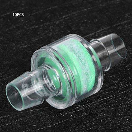 Filtro de tubo, 10 pcs ABS Verde Aquário Bomba de Água Tubo de Silicone Filtro de Tanques de Peixes