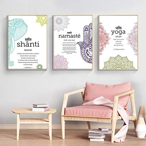 Deco salon chambre zen : lot de 3 tableaux minimalistes pour purifier l'esprit