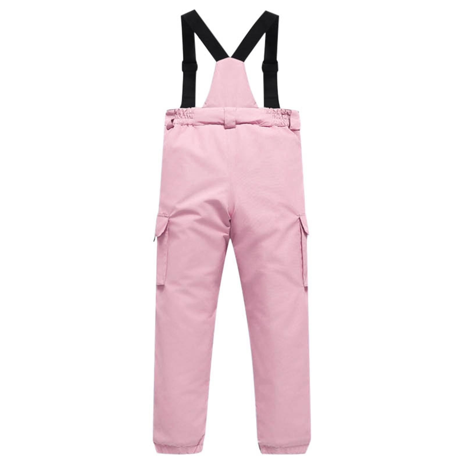 Generisch Kinder Schneehose: Skihose Jungen Extra Weit Skitourenhose Große Größen Schneeanzug Thermo Skianzug Lang Winterhose Schneelatzhose