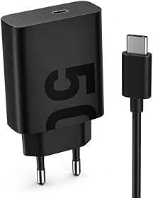 Carregador Turbo 50W USB C Power Delivery Carregamento Rápido Fonte com Cabo Tipo C Bivolt para Celular Tablet Notebook Alta Potência Portátil Seguro Carregador USB C Rápido Super Premium