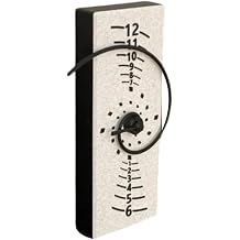 Spiral Fibonacci Wall Clock, Modern Creative Mathematical Art Clock, Black Golden White Home Office Decor