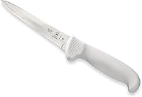 Vista 3 de Mercer Culinary Ultimate White - Cuchillo utilitario de borde ondulado de 5 pulgadas