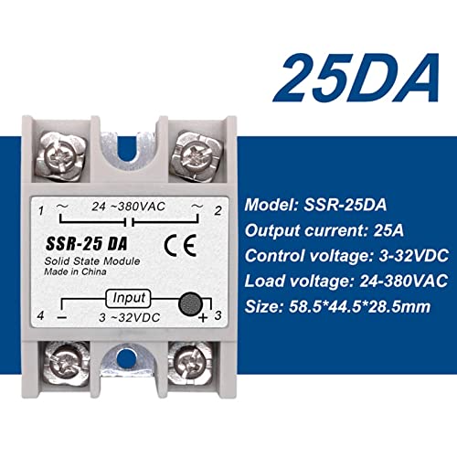 Relais statique 40DA SSR monophasé avec commande DC pour circuit AC - 3