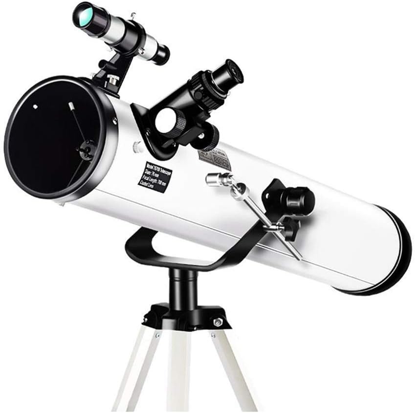 YXCKG 114mm Aperture Telescope with All Aluminum Alloy Tripod, 700mm AZ Mount, Observation Telescope and Astronomy Telescope for Kids and Beginners,with Carry Bag and Tripod (Size : Set E)