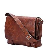 FRYE Homme James Slim Work messenger bags, Cognac, Taille unique EU
