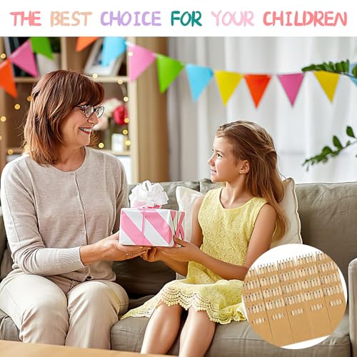 Deepton Buntstifte Set, 20 Packungen Kleine Buntstifte mit je 6 Buntstiften, 120 Mehrfarbig Holzstifte mit 4 Spitzern, Farbstifte Kinder für Kunst Zeichnung, Schreiben, Skizzieren und Färbung