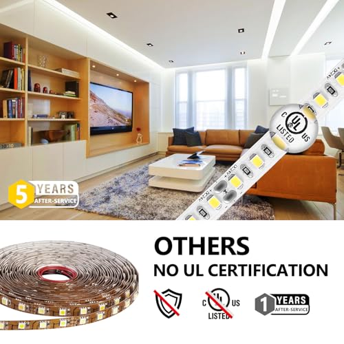 Tira LED EMITEVER Blanco Cálido 2700K 16.4 pies Kit miniatura 4