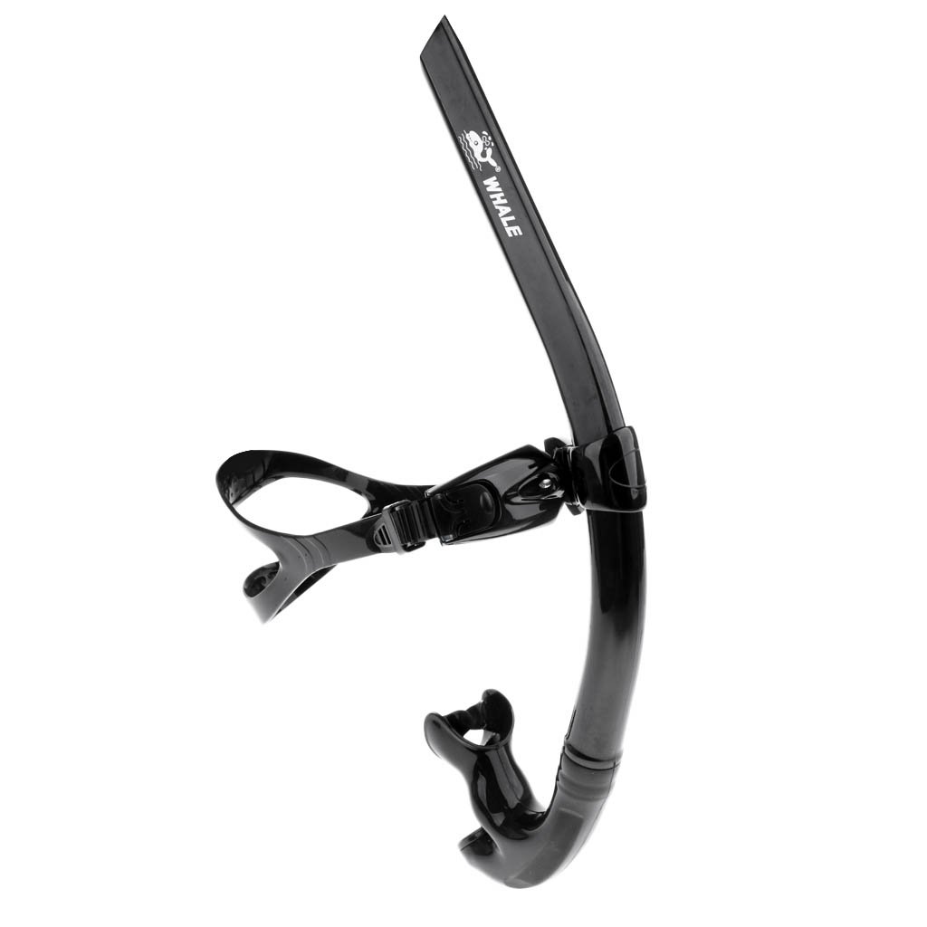 Soporte para tubo de respiración de buceo y natación, color negro