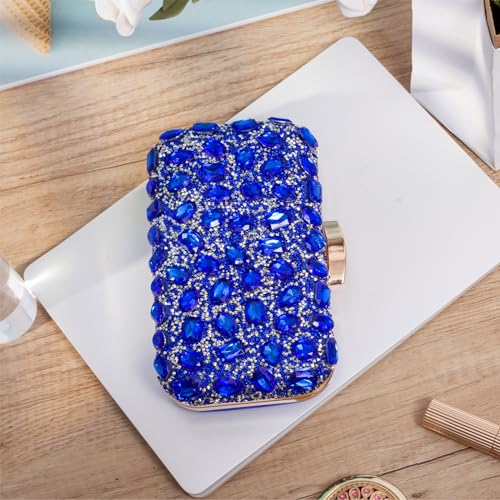 Image of Gemstone Clutch Purse, Rhinestone Purse | Evening Clutch for Women Wedding Party, Crystal Evening Bag for Women Evening