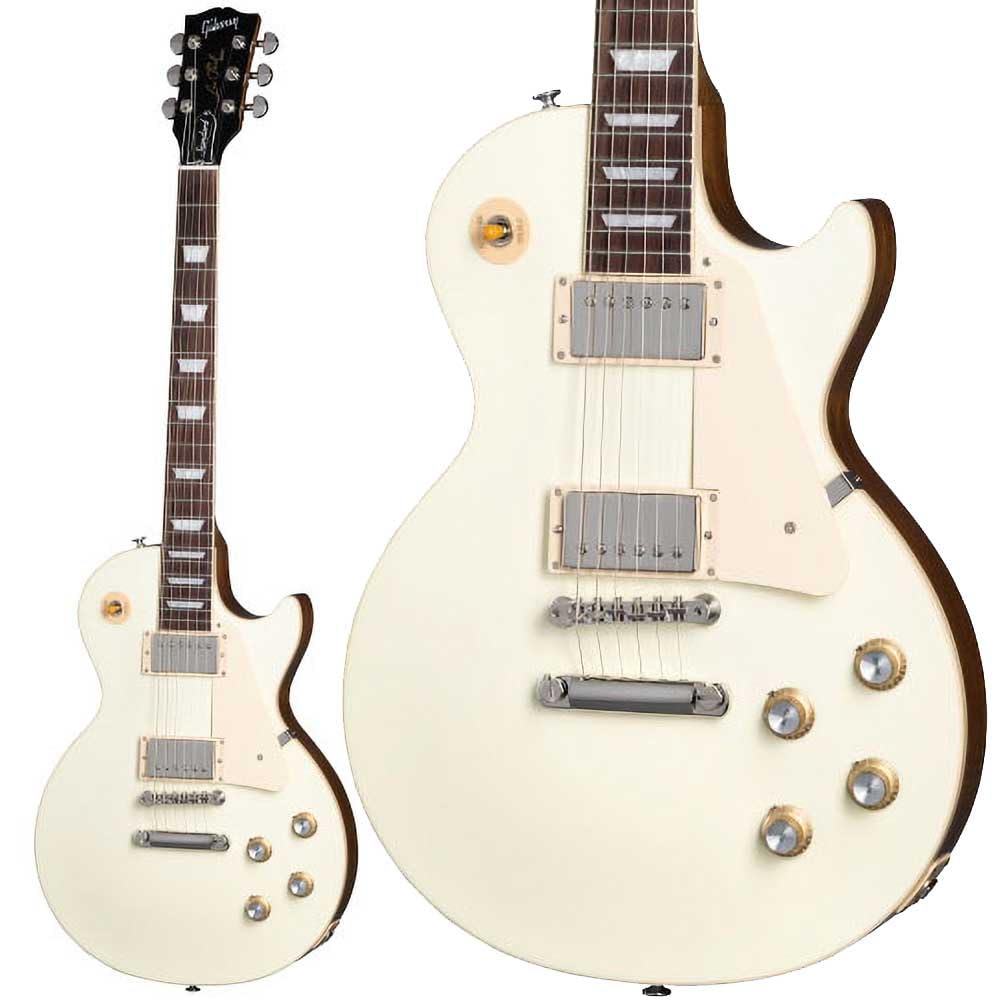 Amazon | Gibson Les Paul Standard 60s Plain Top Classic White
