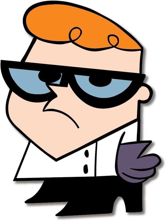 Bhai Please Dexter Laboratory Wooden Fridge Magnet | Fun Comic Character Gift and Decoration | Non Slippy Shiny Fridge Magnets with Eligant Design (Pack of 1)