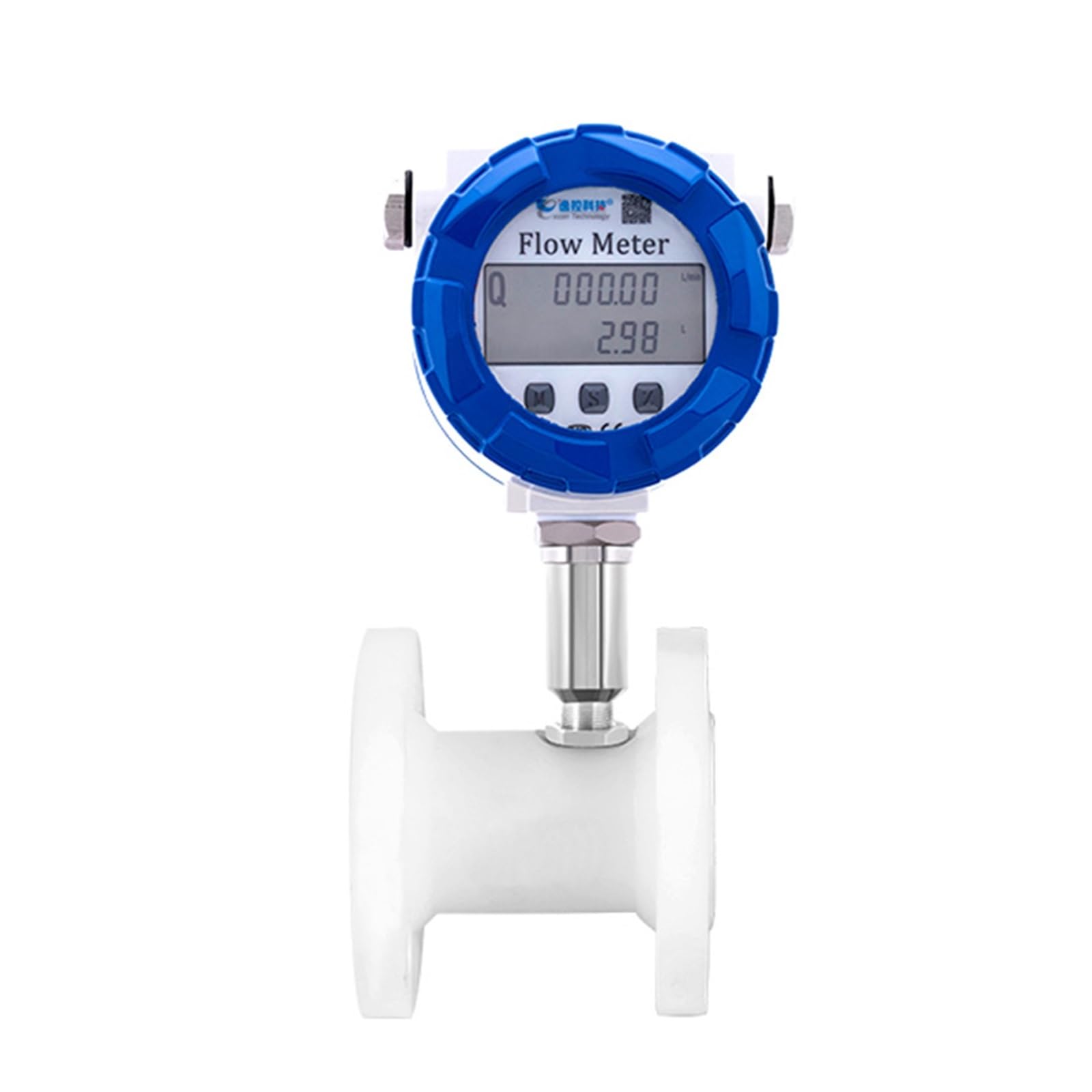LEOTNNDQ Flow Meter Sensor Liquids Flowmeter Material Flow Meter Pulse 4-20mA Signal(DN20)