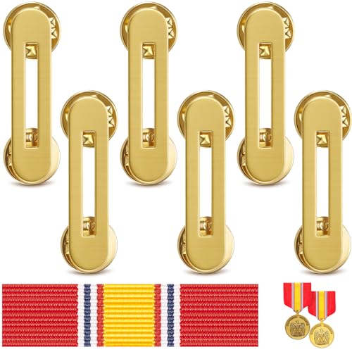 Landical 6 Pieces 1 Ribbon Mounting Bar