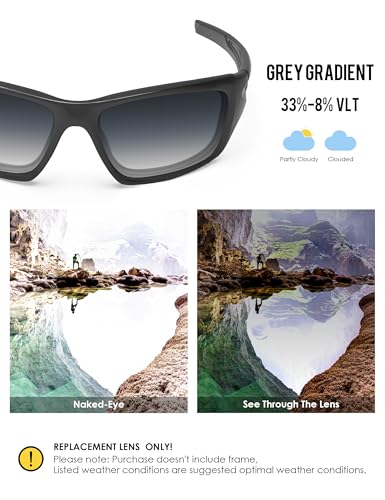 Image of BLAZERBUCK Polarized Replacement Lenses for Oakley Valve New 2014 OO9236 Sunglass