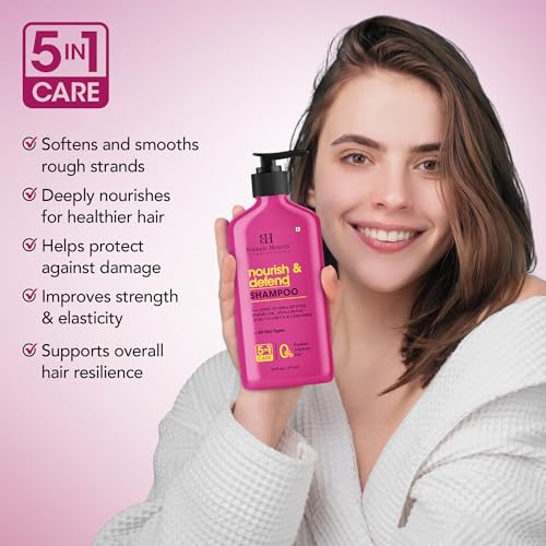 Image of Botanic Hearth African Shea Butter Shampoo Infused With Jojoba Oil, Hyaluronic Acid, Vitamin E & Ceramide | Clarifying Shampoo To Nourish, Defend & Strengthen Hair | For All Hair Types, 16 Fl Oz