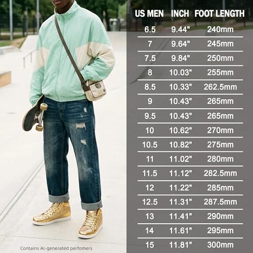 Image of IGxx Gold Shoes Sparkly Men Glitter Shiny Sequin Metallic Boots