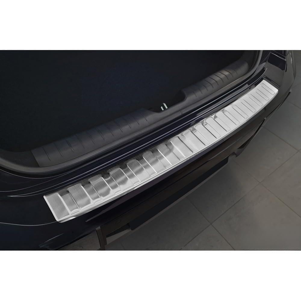 Avisa Stainless Steel Rear Bumper Protector compatible with Hyundai Ioniq 6 2022- - Silver
