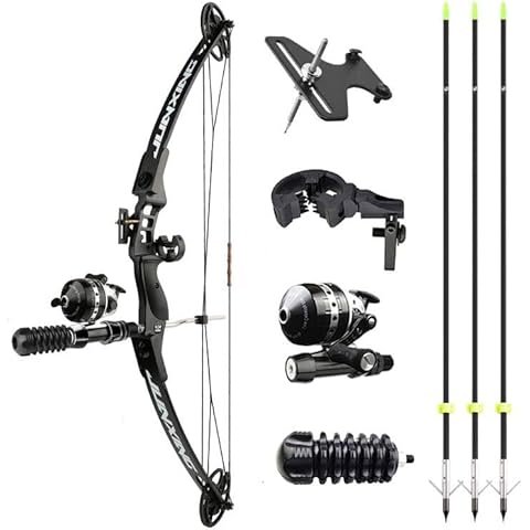 surwolf Archery Bowfishing Compound Bow Kit RTH 30-40 LBS Draw Length 23.5"-30", Target Shooting Bow with Accessories for Bowfishing Archery Hunting Cover
