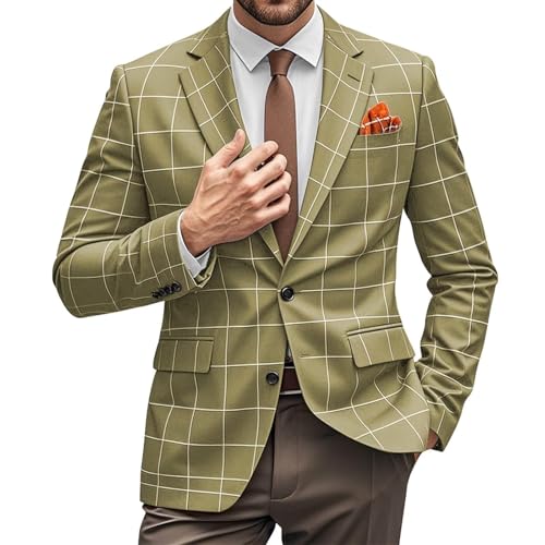 Mens Blazer Western Sport Coats for Mens Lightweight Notch Lapel