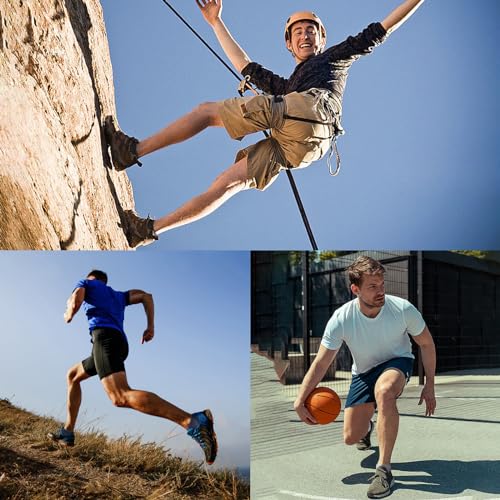 image for ELUTONG Non Slip Grip Socks for Men Grippy Socks Anti-Skid Yoga Pilate