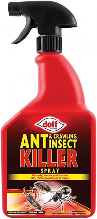 SuperGift.com 1L Ant Killer Liquid,Ant Killer for Indoor and Outdoor Use Strongest Ant Killer for Lawns, Home, Garden to Kill Ants, Cockroaches, Woodlice, Earwigs and Crawling Insects
