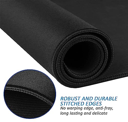 Image of LL-COEUR XXL Black Mouse Pad Gaming Keyboard Mat Laptop Office Desk Mat (1400 x 500 x 3 mm)