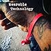 BongoTies ALL RED Bongo Ties A5-01-R - 10 Pack ~ Professional cable ties made of natural rubber and bamboo ~ HANDY TIES FOR CABLES AND OTHER UNRULY ITEMS
