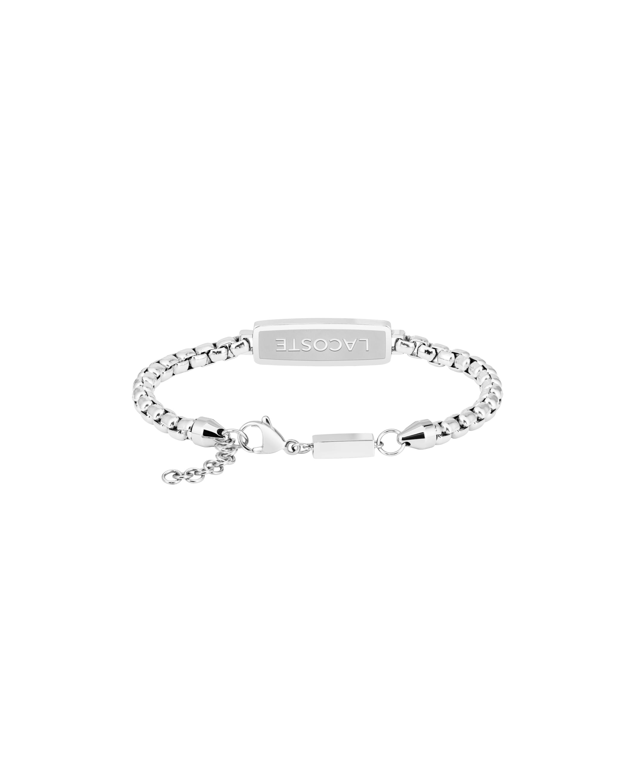 Lacoste Bracelet en Chaîne pour Homme Collection DISTRICT en Acier Inoxidable - 2040538
