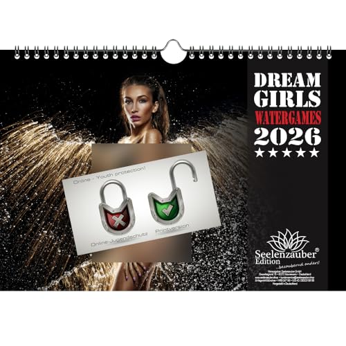 Sexy Watergames Girls DIN A4 Kalender für 2026 Erotik - Seelenzauber