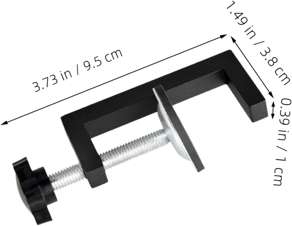 6pcs G Clamp for Woodworking, Aluminum Carbon Steel C Clamps