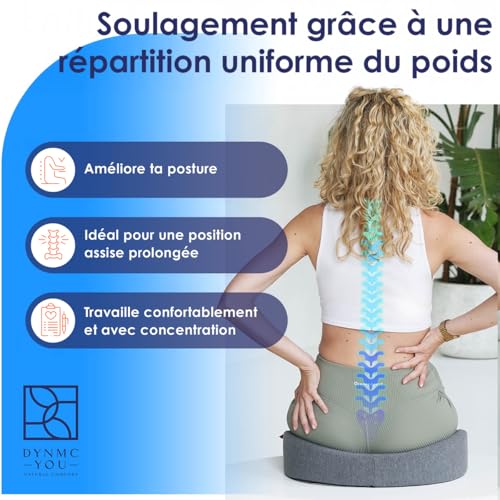 Coussin Bouée Coccyx Mousse Mémoire de Forme - Coussin d'Assise