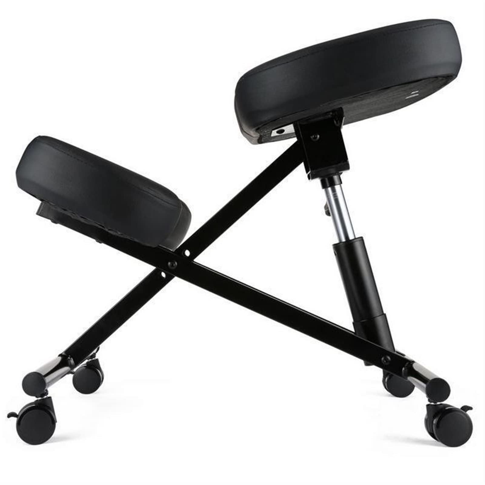 Krzesło biurowe Ergonomiczne krzesło klęczące, regulowany stołek do domu i biura z grubymi wygodnymi poduszkami